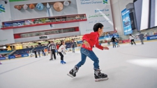 Ice-Skating in The Dubai Mall