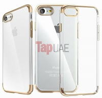 Iphone 7 ultraslim transparent case/ cover by Baseus-Gold